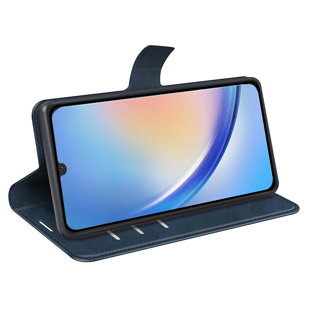 Til Samsung Galaxy A24 4G læderpung mobiltaske Calf Texture Firkantet lås Flip Stand Cover Til Samsung Galaxy A24 4G læderpung mobiltaske Calf Texture Firkantet lås Flip Stand Cover